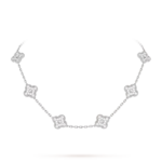 Кольє Vintage Alhambra 10 мотивів з діамантами 4,83 ct - Зображення 2