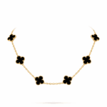 Кольє Vintage Alhambra 10 мотивів з оніксом - Зображення 2